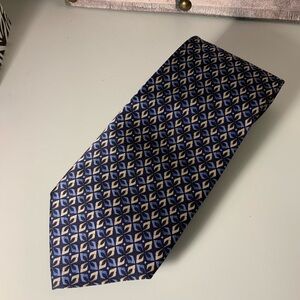 Alfani Silk Blue Patterned Men's Tie